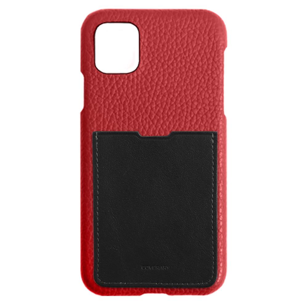 Genuine Leather 32 Colors Italian Shrink Leather Smooth Leather Pocket Back Case iPhone Series