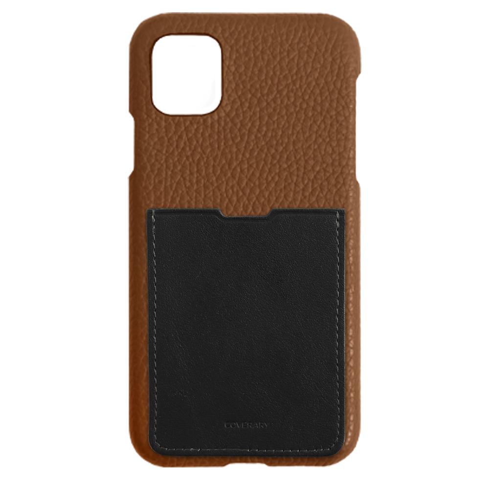 Genuine Leather 32 Colors Italian Shrink Leather Smooth Leather Pocket Back Case iPhone Series