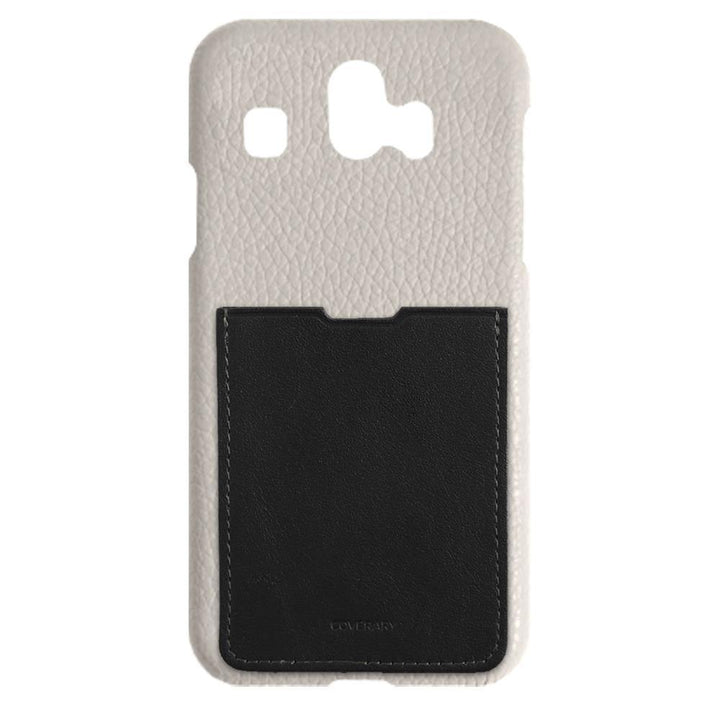 Genuine Leather 32 Colors Italian Shrink Leather Smooth Leather Pocket Attached Back Case Galaxy Series