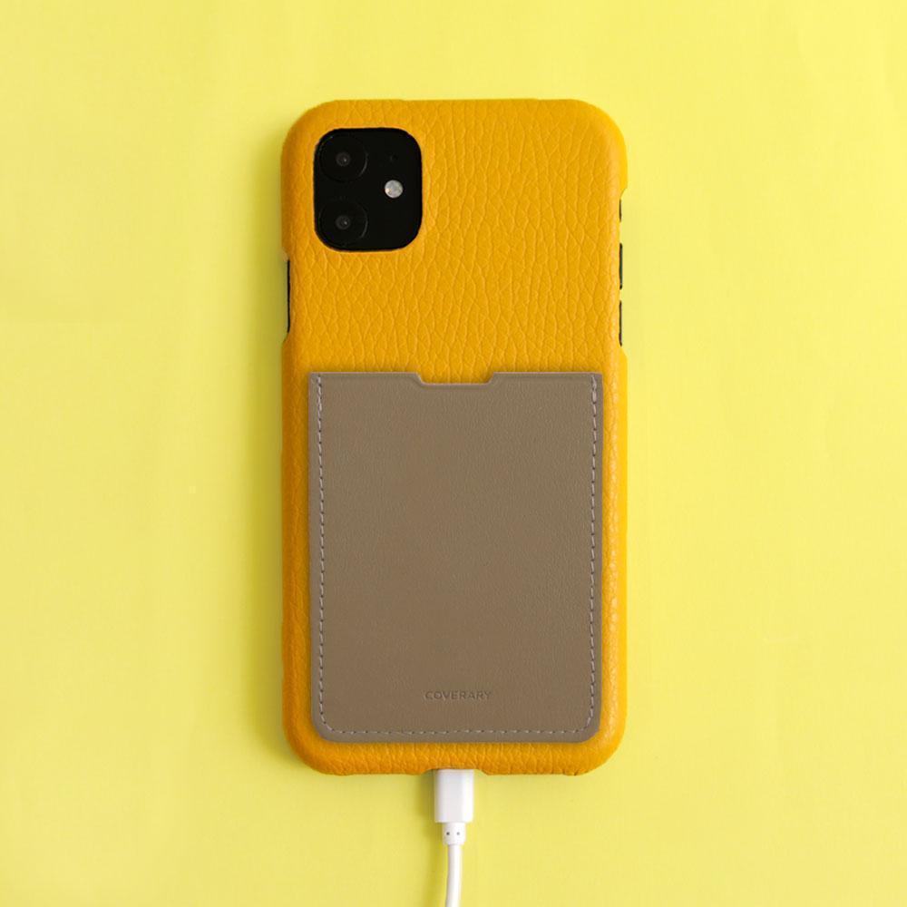 Genuine Leather 32 Colors Italian Shrink Leather Smooth Leather Pocket Back Case iPhone Series