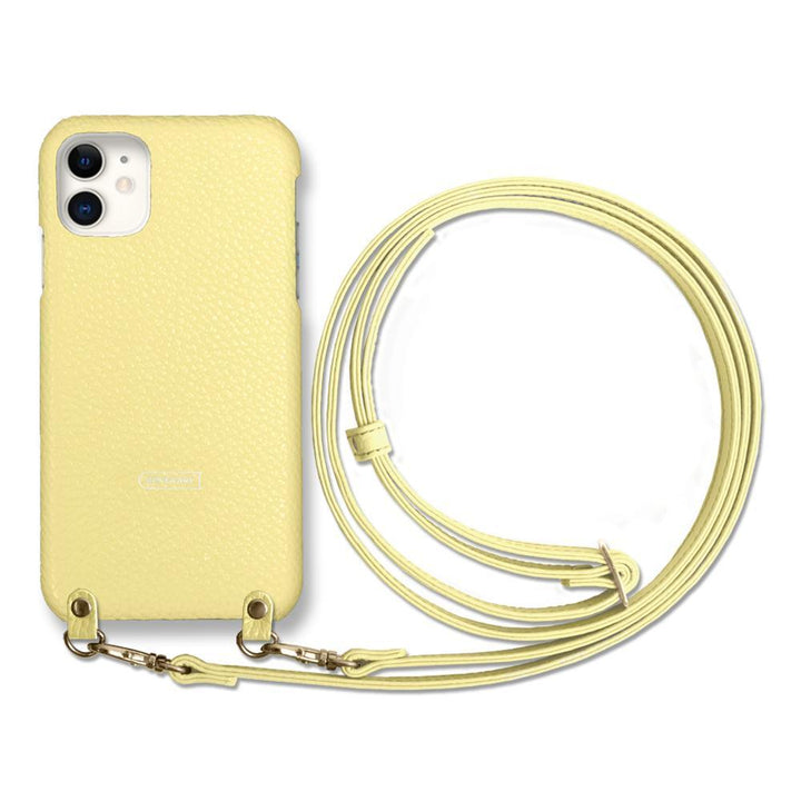 本革 32色 イタリアンシュリンクレザー ショルダーストラップ付き 背面ケース AQUOSシリーズ