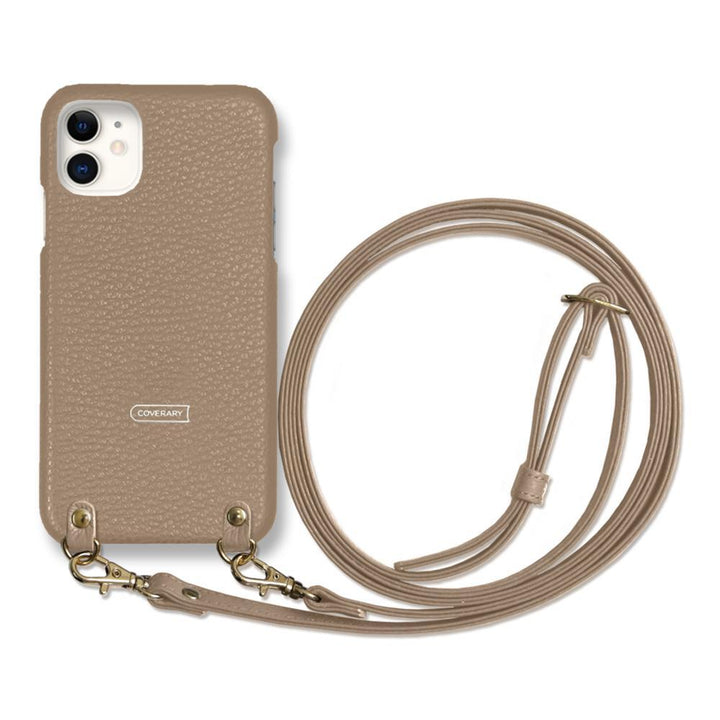 本革 32色 イタリアンシュリンクレザー ショルダーストラップ付き 背面ケース AQUOSシリーズ