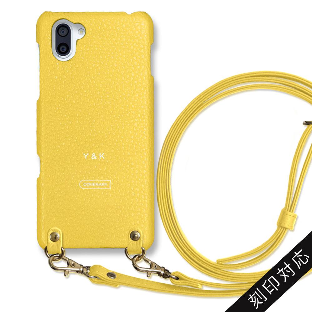 Cuir véritable 32 couleurs cuir italien grainé avec bandoulière étui arrière gravure personnalisée (impression à chaud) série AQUOS