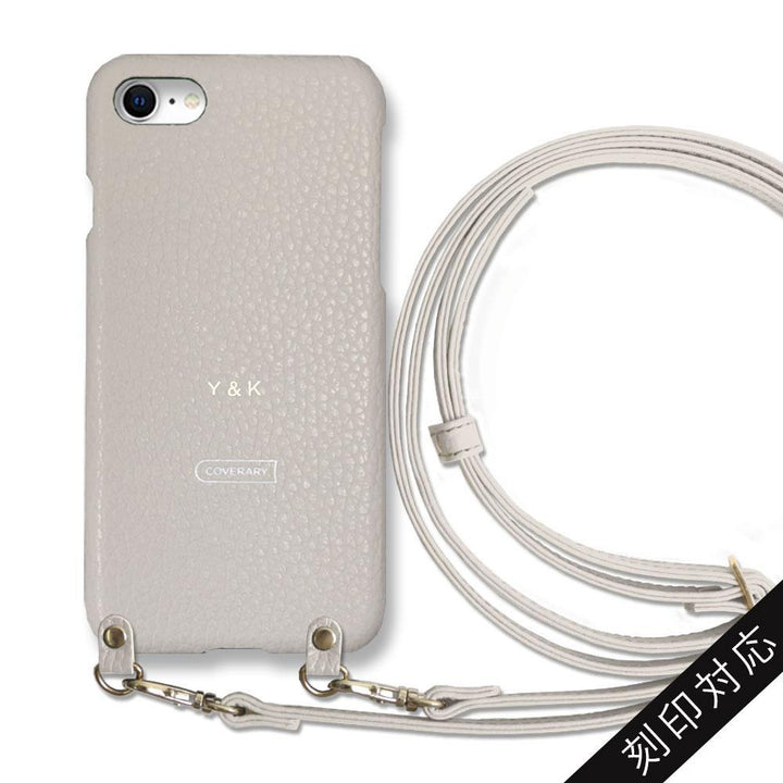 本革 32色 イタリアンシュリンクレザー ショルダーストラップ付き 背面ケース 名入れ 刻印(箔押し) Google Pixelシリーズ