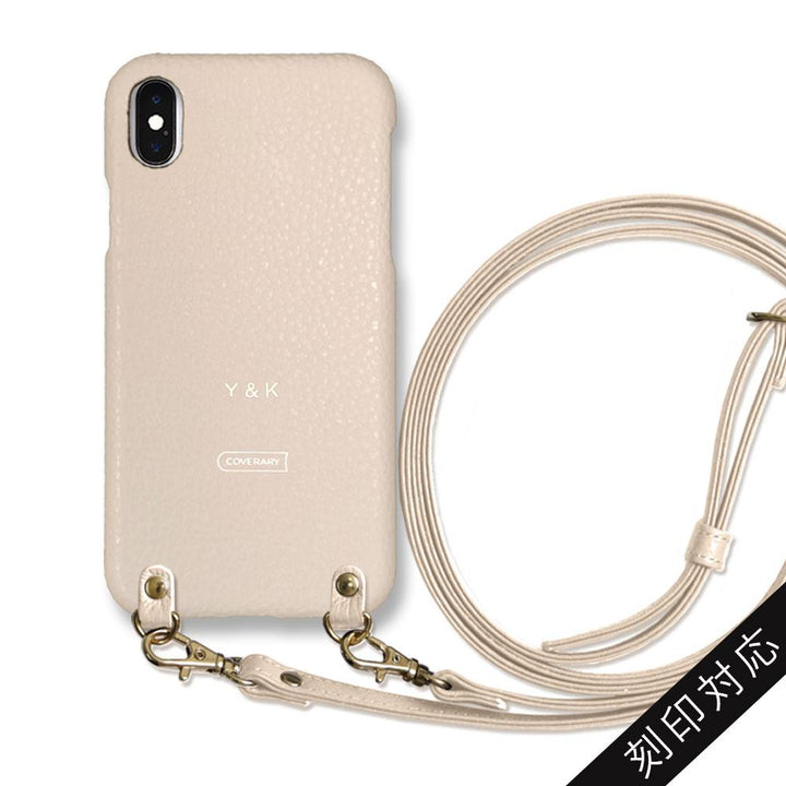 Cuir véritable 32 couleurs cuir italien grainé avec bandoulière étui arrière gravure personnalisée (impression à chaud) série AQUOS