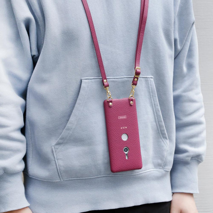 本革 32色 イタリアンシュリンクレザー ショルダーストラップ付き 背面ケース 名入れ 刻印(箔押し) Google Pixelシリーズ