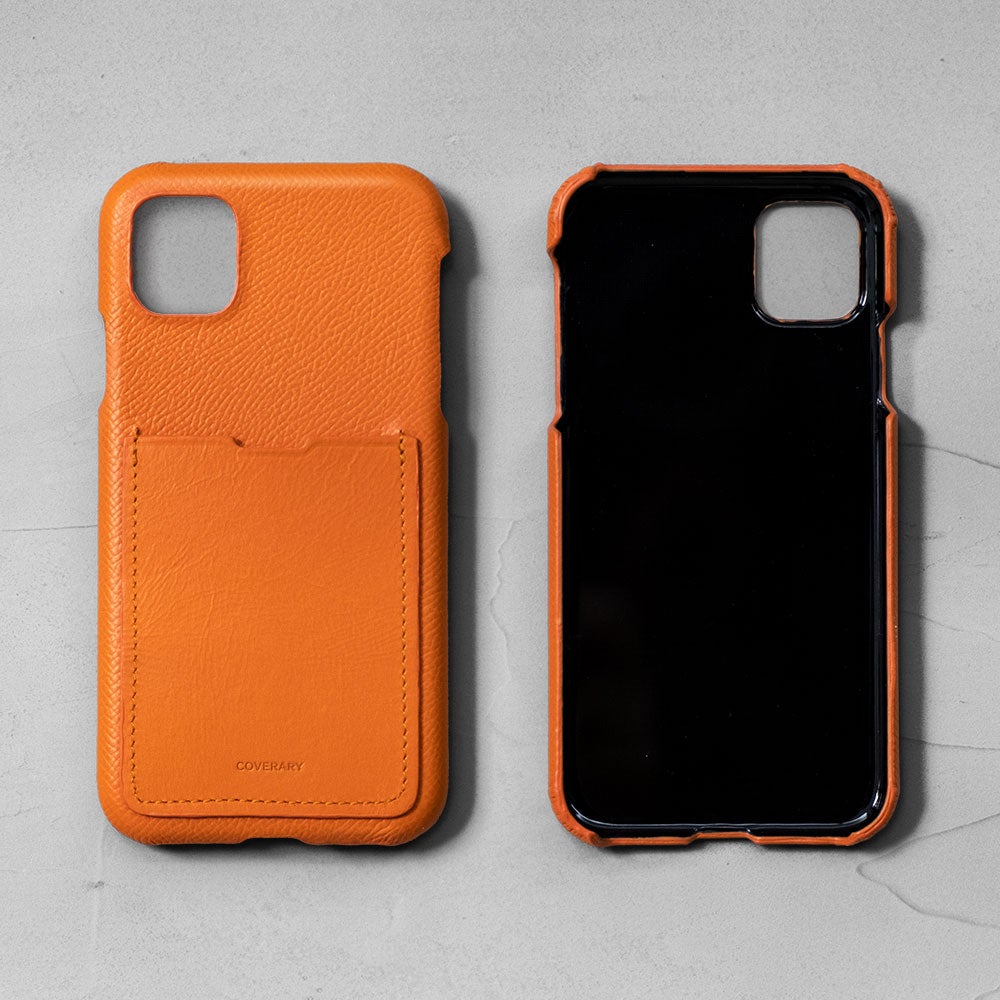 本革 フランス製レザー ヴォー・エプソン ポケット付き 背面ケース AQUOSシリーズ