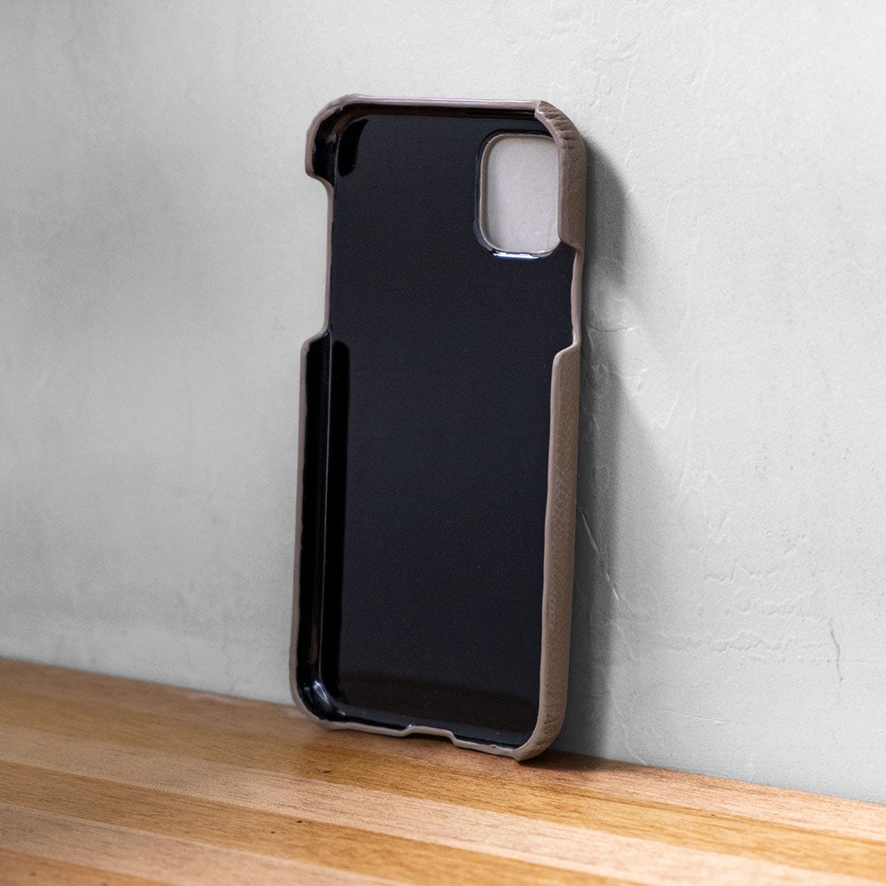 本革 フランス製レザー ヴォー・エプソン ポケット付き 背面ケース AQUOSシリーズ