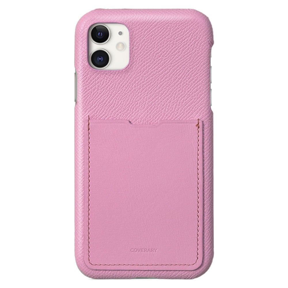 本革 フランス製レザー ヴォー・エプソン ポケット付き 背面ケース AQUOSシリーズ