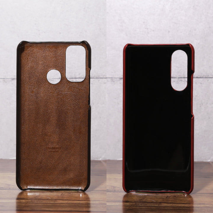 Genuine leather Italian leather back case name engraving (foil stamping)