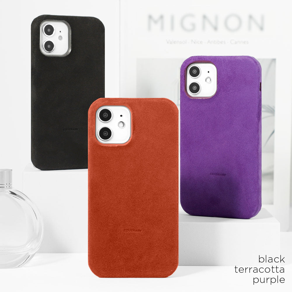 Genuine leather sheepskin back case AQUOS series