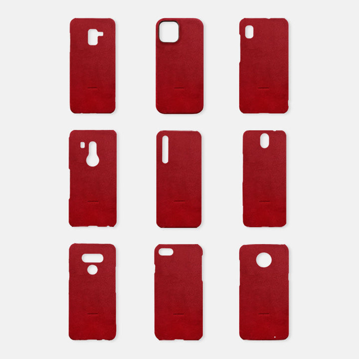 Genuine leather sheepskin back case AQUOS series