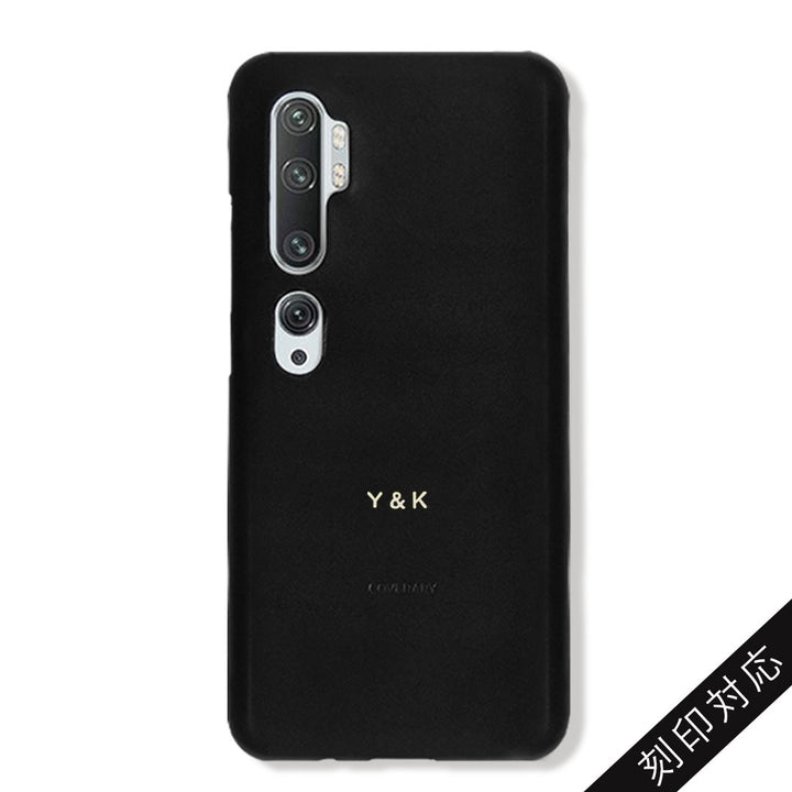 Genuine leather Tochigi leather back case with name engraving (foil stamping)