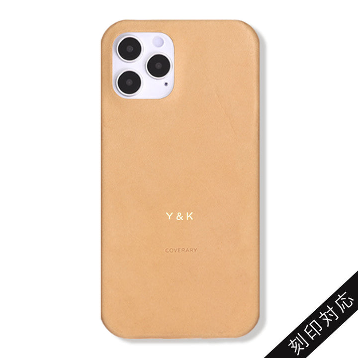 Genuine leather Tochigi leather back case with name engraving (foil stamping) for Google Pixel series