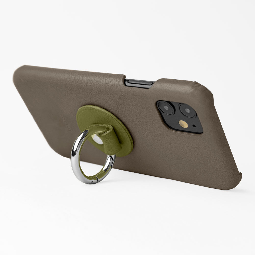 本革 栃木レザー スマホリング付き 背面ケース Google Pixelシリーズ