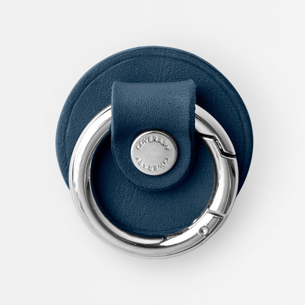 Genuine Leather Tochigi Leather Smartphone Ring Attached Back Case