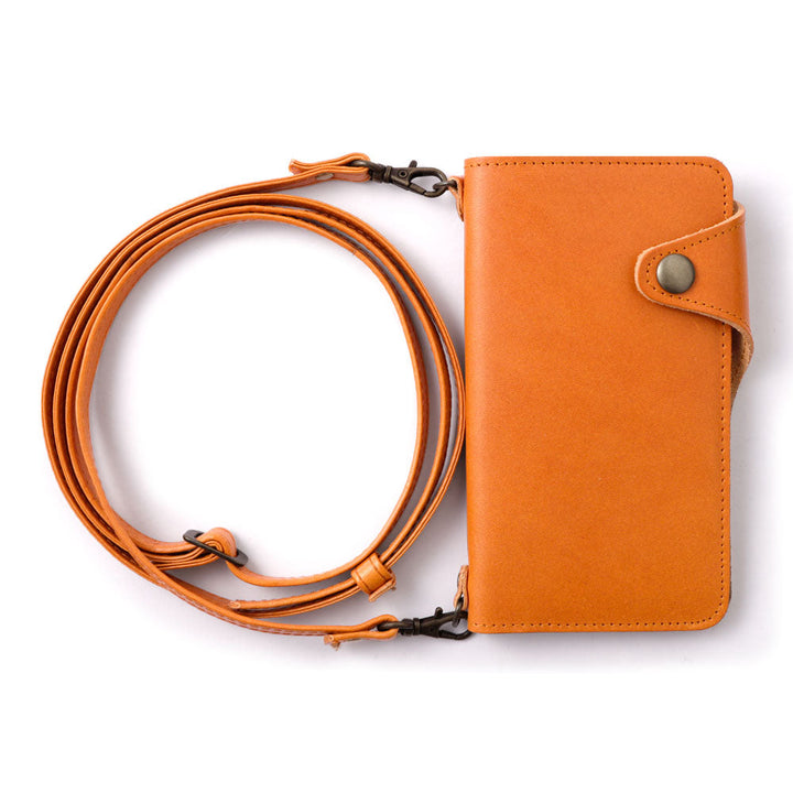 本革 栃木レザー カード収納 ショルダーストラップ付き 手帳型ケース（ベルトあり） Google Pixelシリーズ