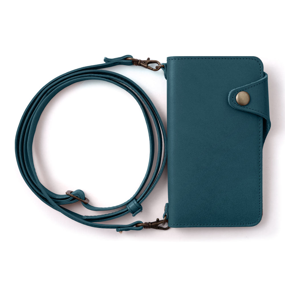 本革 栃木レザー カード収納 ショルダーストラップ付き 手帳型ケース（ベルトあり） Google Pixelシリーズ