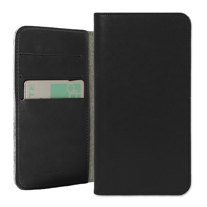 Genuine leather Tochigi leather card storage notebook-style case