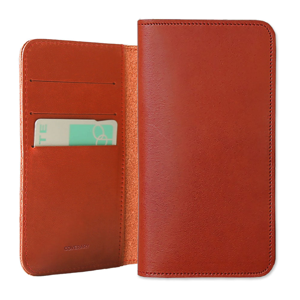 Genuine leather Tochigi leather card storage notebook-style case