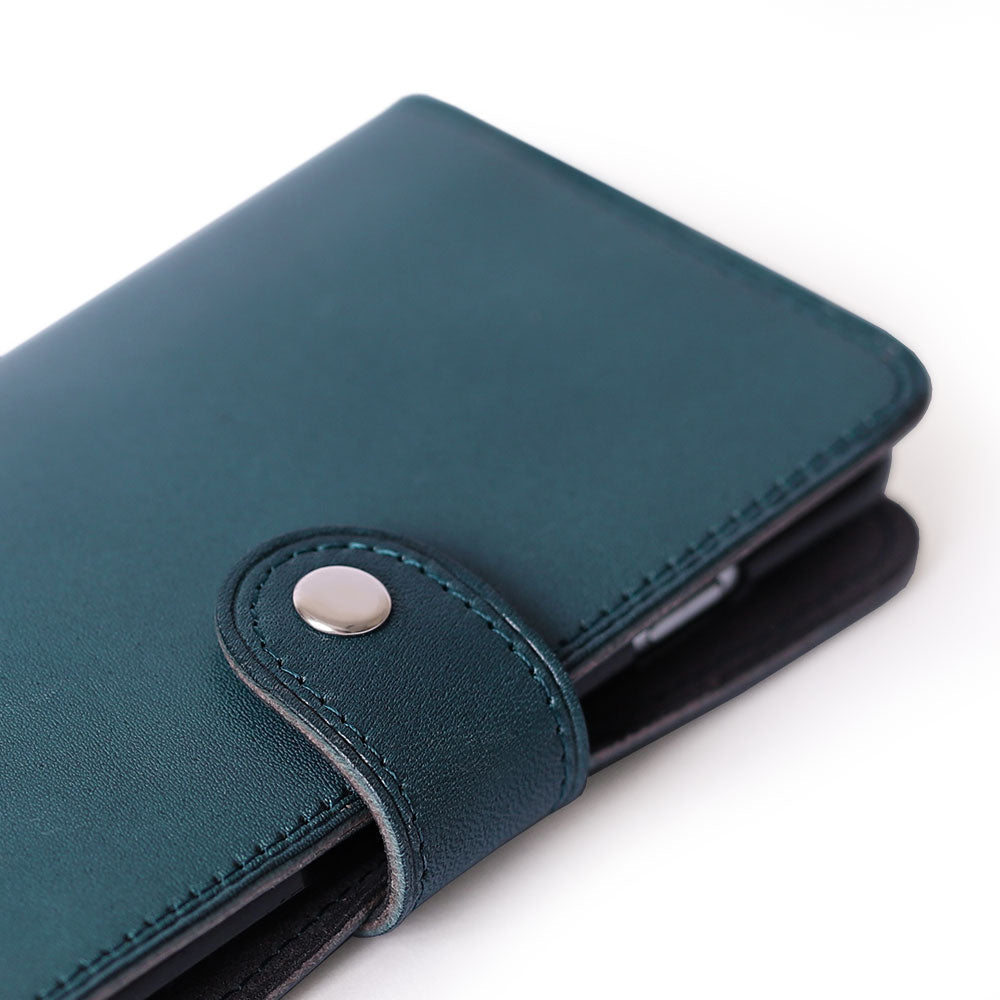 Genuine Leather Tochigi Leather Name Engraving Laser Engraving (Branding) Notebook Case (with Belt) Google Pixel Series