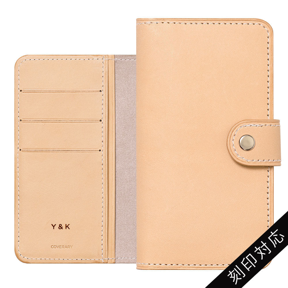 Genuine Leather Tochigi Leather Name Engraving Laser Engraving (Branding) Notebook Case (with Belt) Google Pixel Series