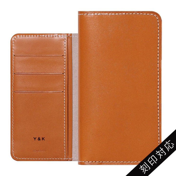 本革 栃木レザー 手帳型ケース（捻ポケット） 名入れ レーザー刻印(焼印) Google Pixelシリーズ