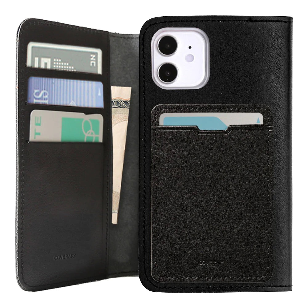 Genuine leather Tochigi leather with selectable back pocket card storage notebook-style case AQUOS series