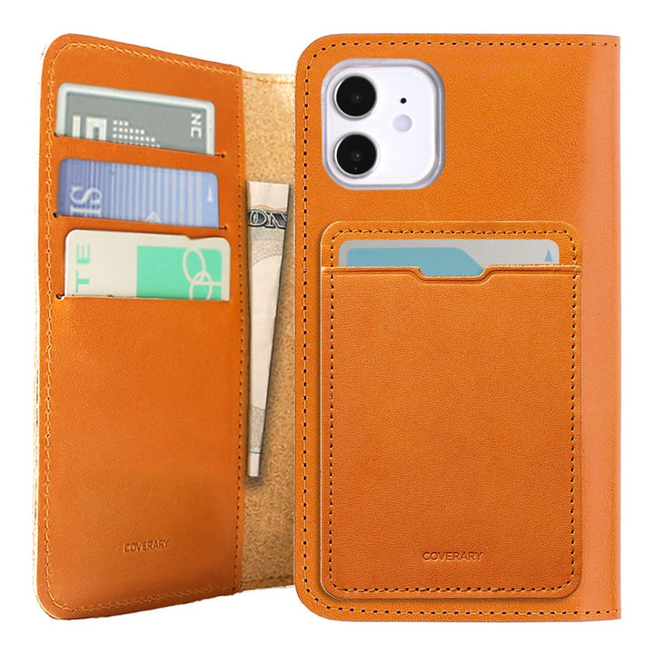 Genuine leather Tochigi leather with selectable back pocket card storage notebook-style case