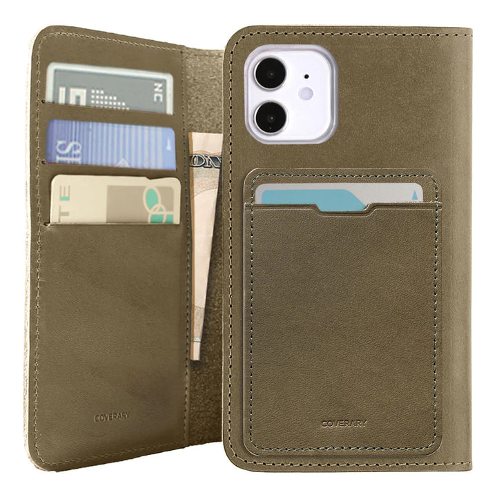 Genuine leather Tochigi leather with selectable back pocket card storage notebook-style case