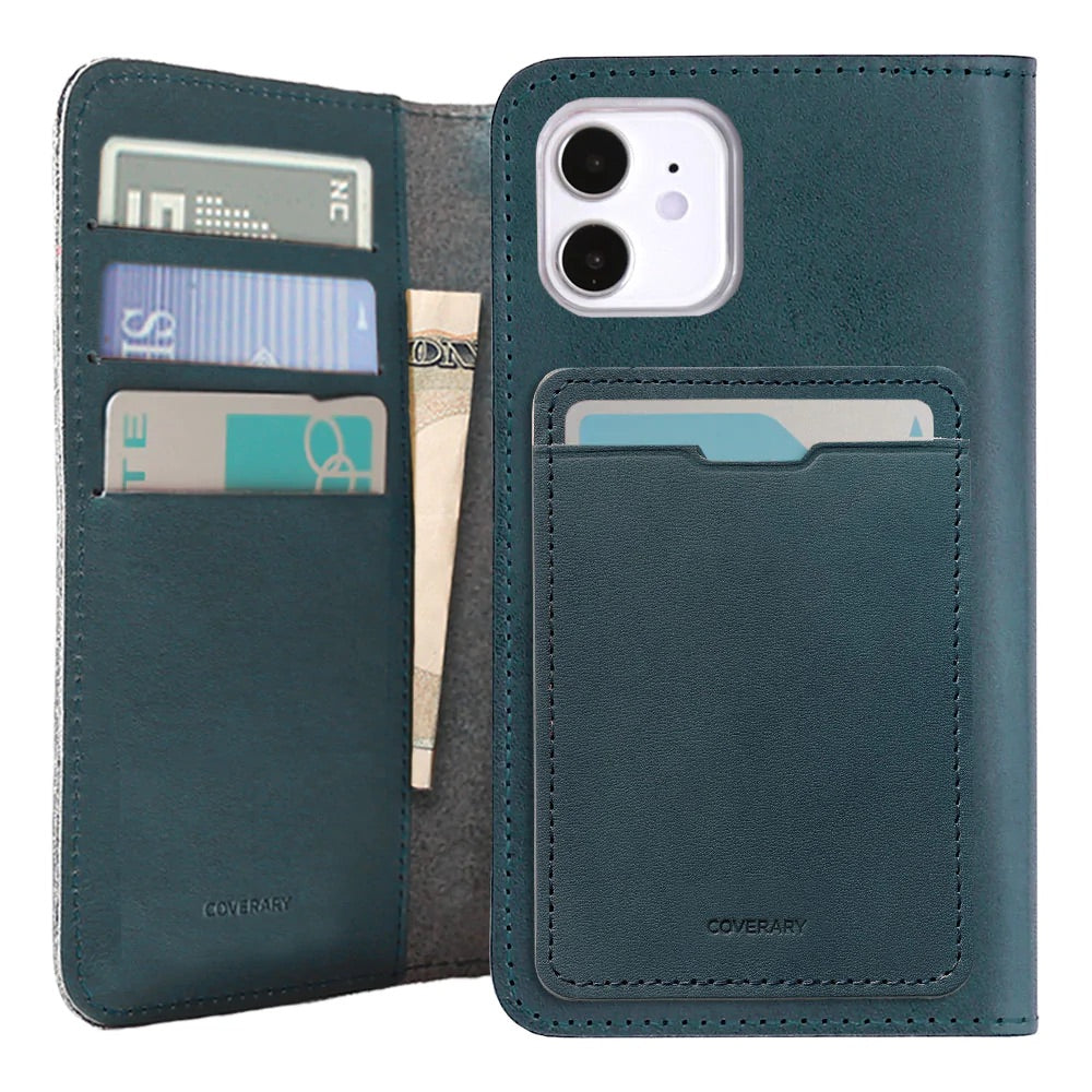 Genuine leather Tochigi leather with selectable back pocket card storage notebook-style case