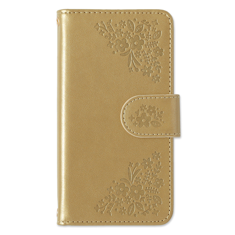 Mobile Wi-Fi Mobile Router Case Vegan Leather Floral Embossed Notebook Case