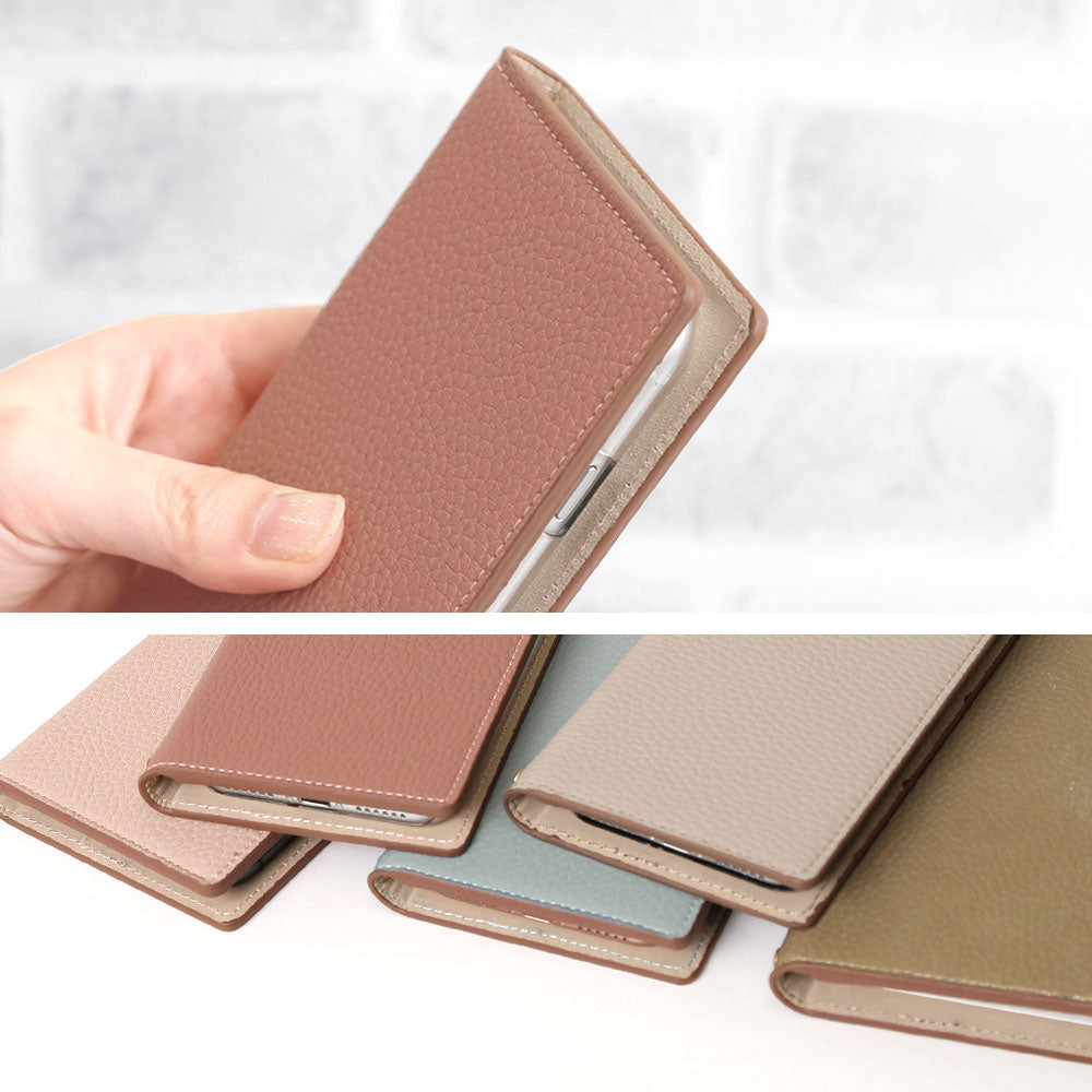 Vegan leather smoky color folio case