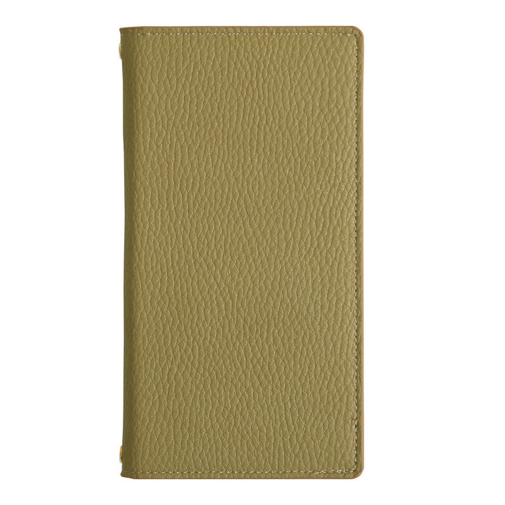 Vegan leather smoky color folio case AQUOS series