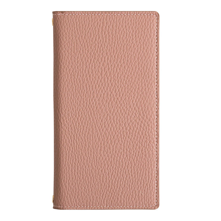 Vegan leather smoky color folio case AQUOS series