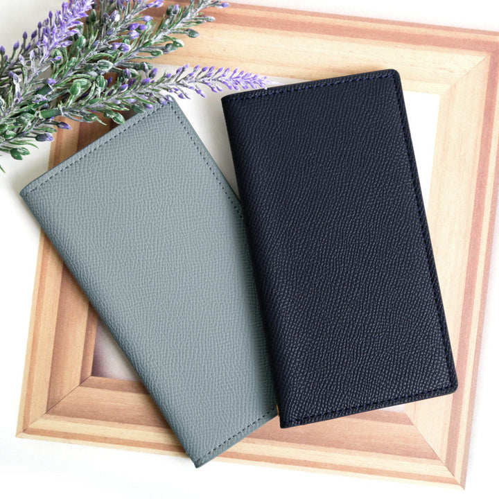 Vegan leather basic color stand function folio case for iPhone series