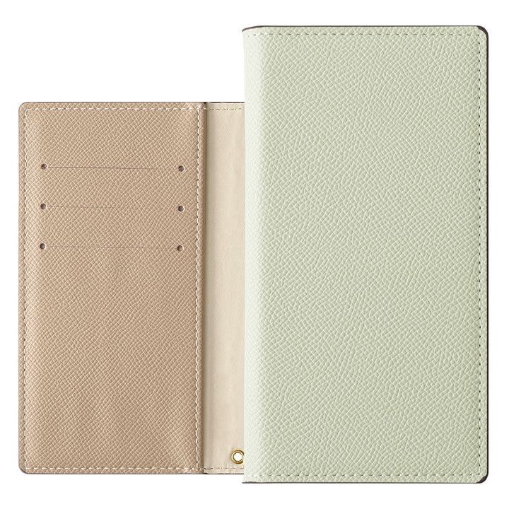 ヴィーガンレザー バイカラー スタンド機能 手帳型ケース Galaxyシリーズ