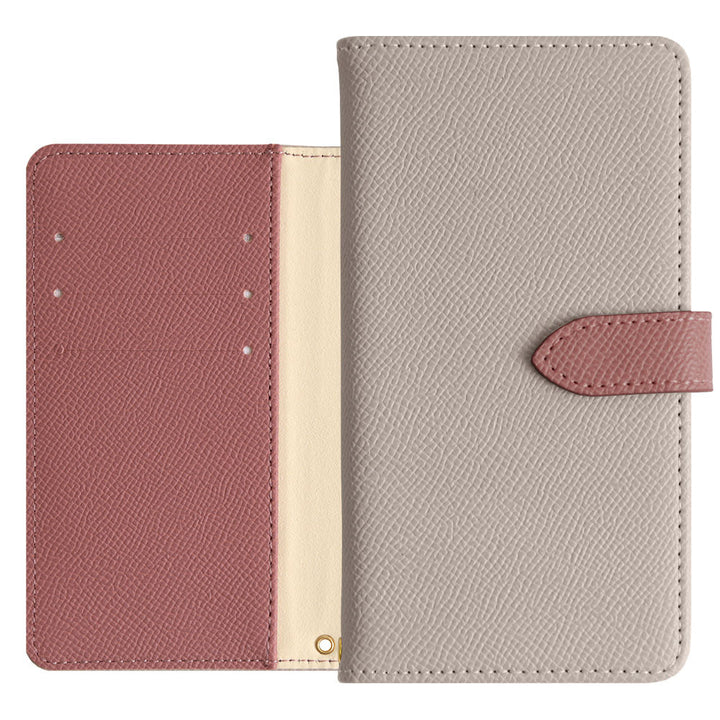 ヴィーガンレザー バイカラー スタンド機能 手帳型ケース（ベルトあり） Google Pixelシリーズ