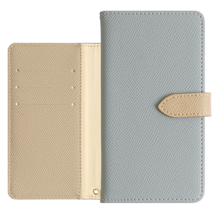 ヴィーガンレザー バイカラー スタンド機能 手帳型ケース（ベルトあり） Google Pixelシリーズ