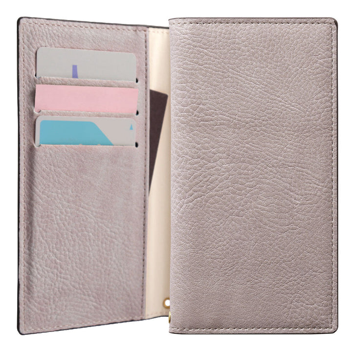 ヴィーガンレザー スモーキーカラー スタンド機能 手帳型ケース