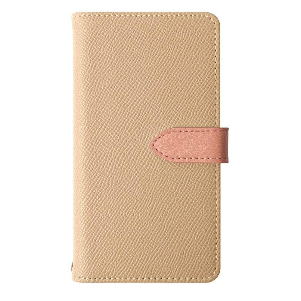 Étui pour routeur mobile Wi-Fi en cuir végan bicolore avec ceinture, fonction support, étui portefeuille (avec ceinture)