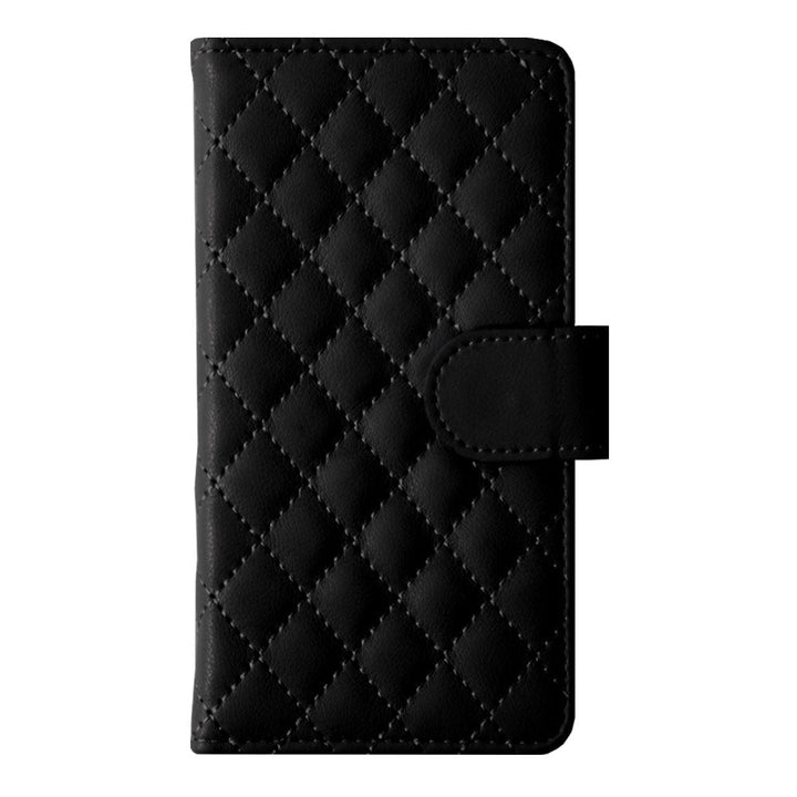 キルティング ミラー付き 手帳型ケース（ベルトあり） iPhoneシリーズ