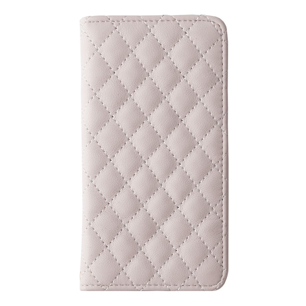 Quilted Diary Case with Mirror for AQUOS Series