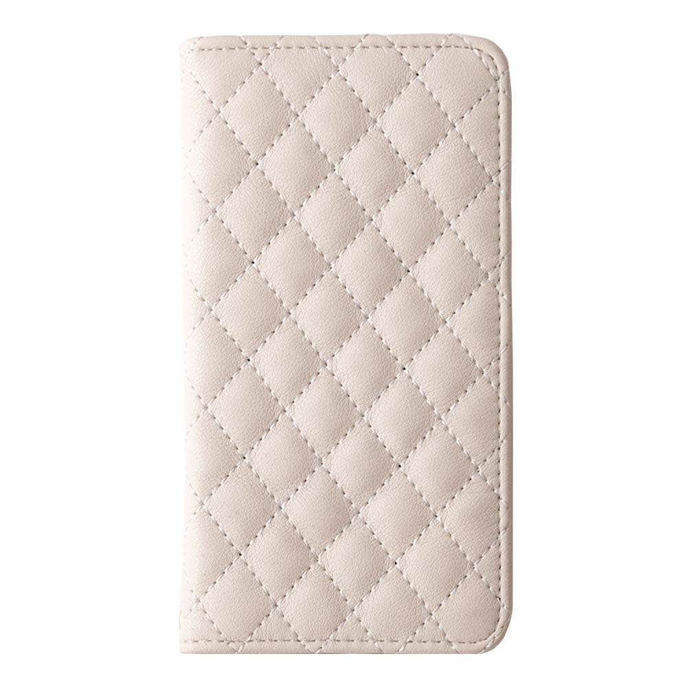 Quilted Diary Case with Mirror for AQUOS Series