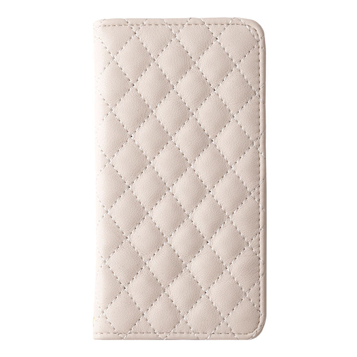 Quilted Diary Case with Mirror for AQUOS Series