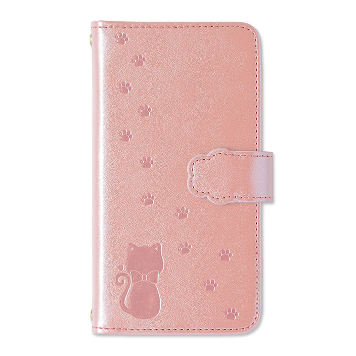 Mobile Wi-Fi Mobile Router Case Vegan Leather Cat Pattern Embossed Notebook-style Case